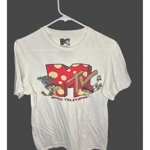 MTV Shrooms Graphic T Shirt Mens Small Short Sleeve Tee